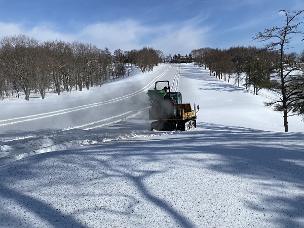 融雪剤散布